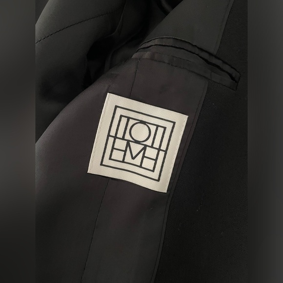 ‼️SOLD‼️ Toteme Double Breasted Blazer - Black - Picture 3 of 4